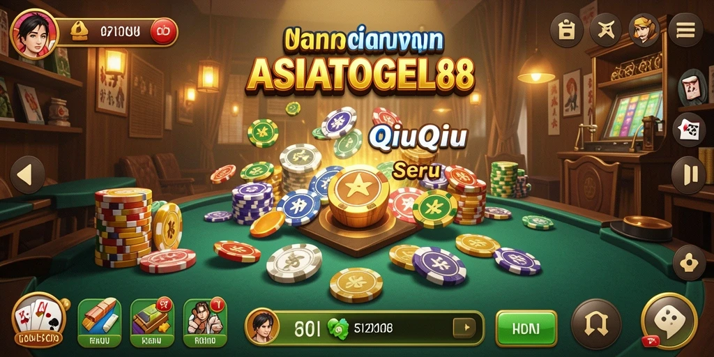 Tampilan menarik gameplay ASIATOGEL88 saat bermain QiuQiu.