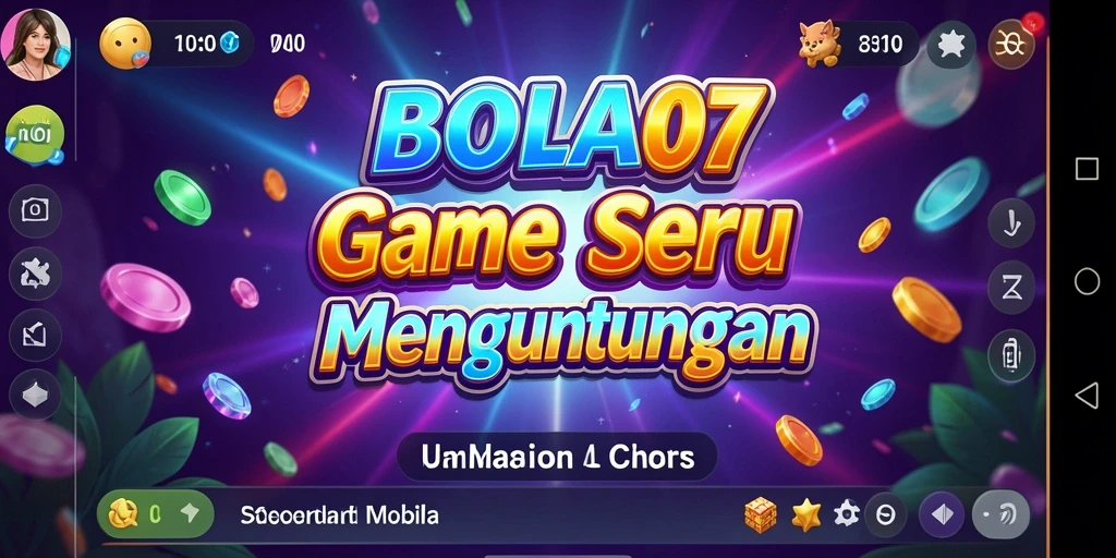Tampilan gameplay BOLA07 yang menarik dan penuh warna.