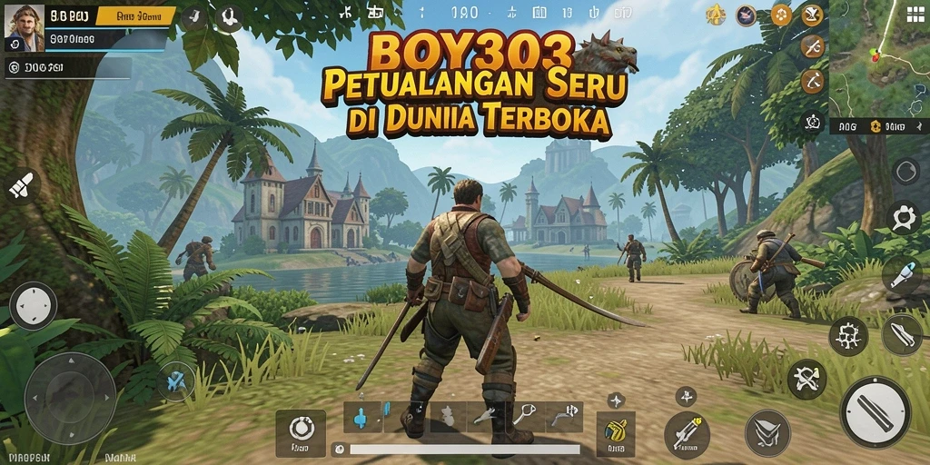 Tampilan gameplay seru BOY303 menampilkan karakter utama menjelajahi dunia penuh tantangan.