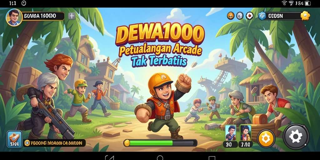 Tampilan menarik gameplay DEWA1000 yang penuh aksi.