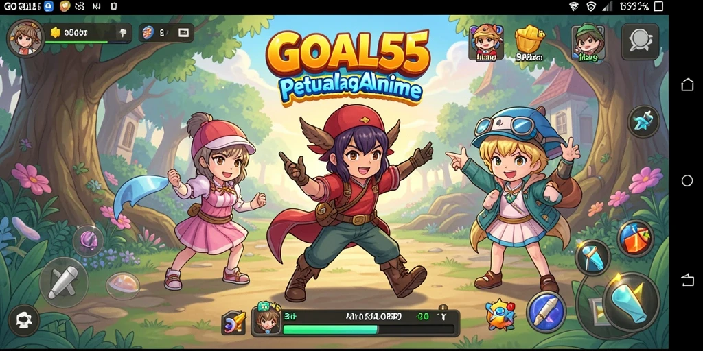 Tampilan gameplay GOAL55 yang memukau dan penuh aksi.
