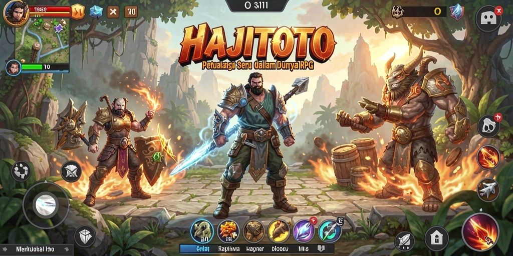 Tampilan gameplay HAJITOTO yang imersif dan menantang di dunia RPG.