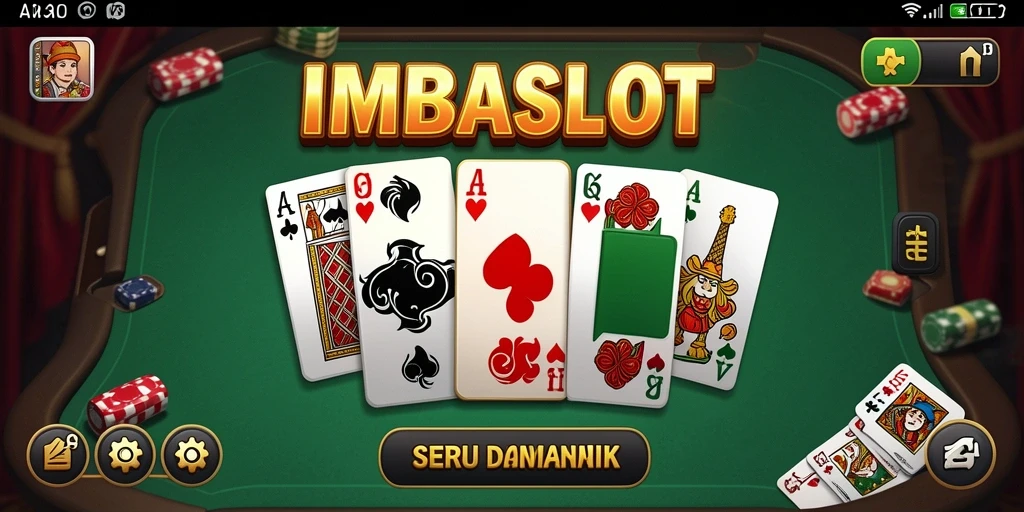 Tampilan gameplay seru dari IMBASLOT, nikmati permainan Domino.