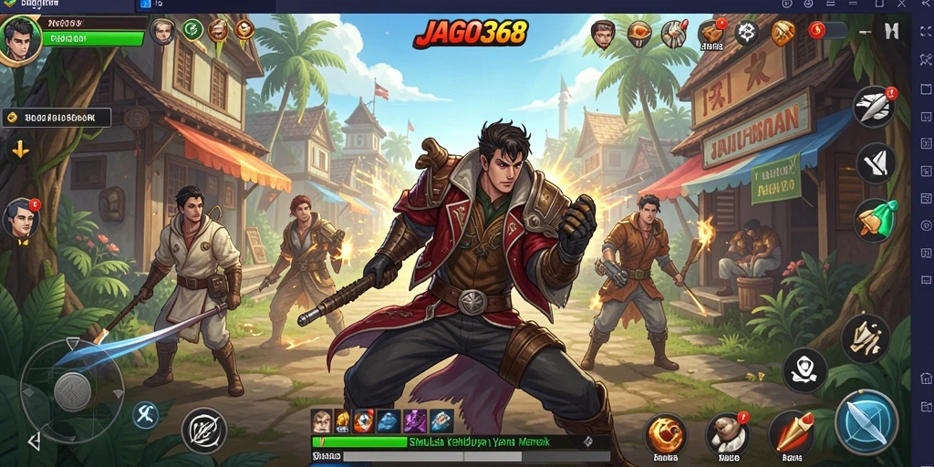 Tampilan gameplay JAGO368 yang menarik dengan berbagai karakter dan skenario.