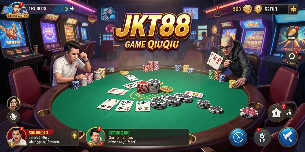 Tampilan gameplay QiuQiu yang seru dan kompetitif