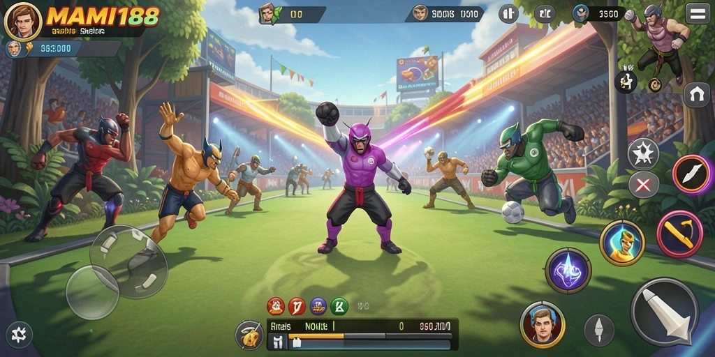 Screenshot MAMI188 menunjukkan gameplay menarik dengan grafis memukau.