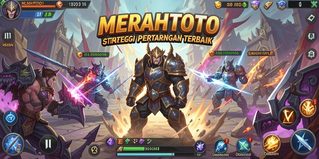 Tangkapan layar menunjukkan gameplay seru dalam MERAHTOTO.