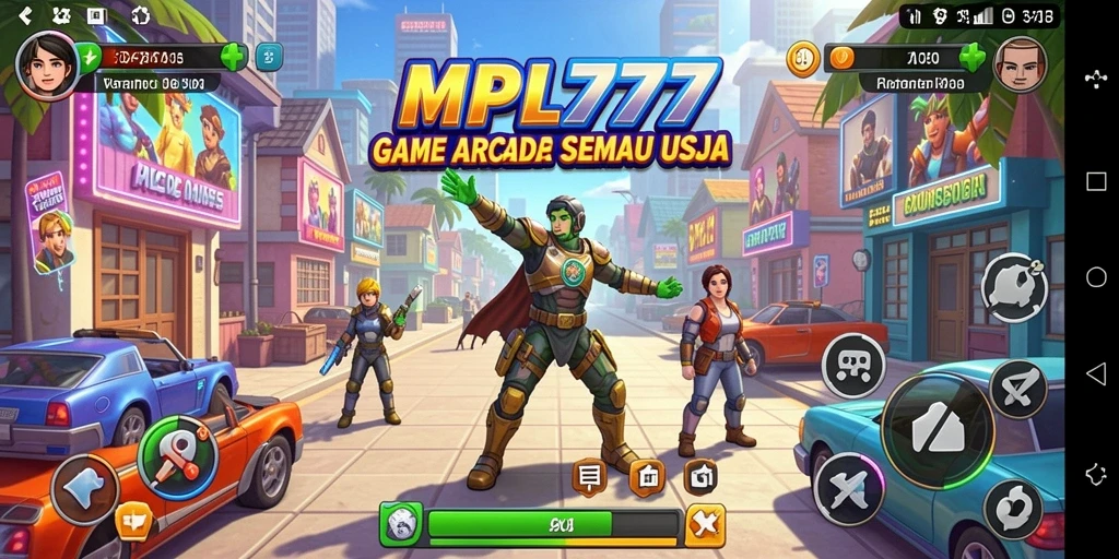 Screenshot MPL777 yang menampilkan keseruan gameplay Arcade.