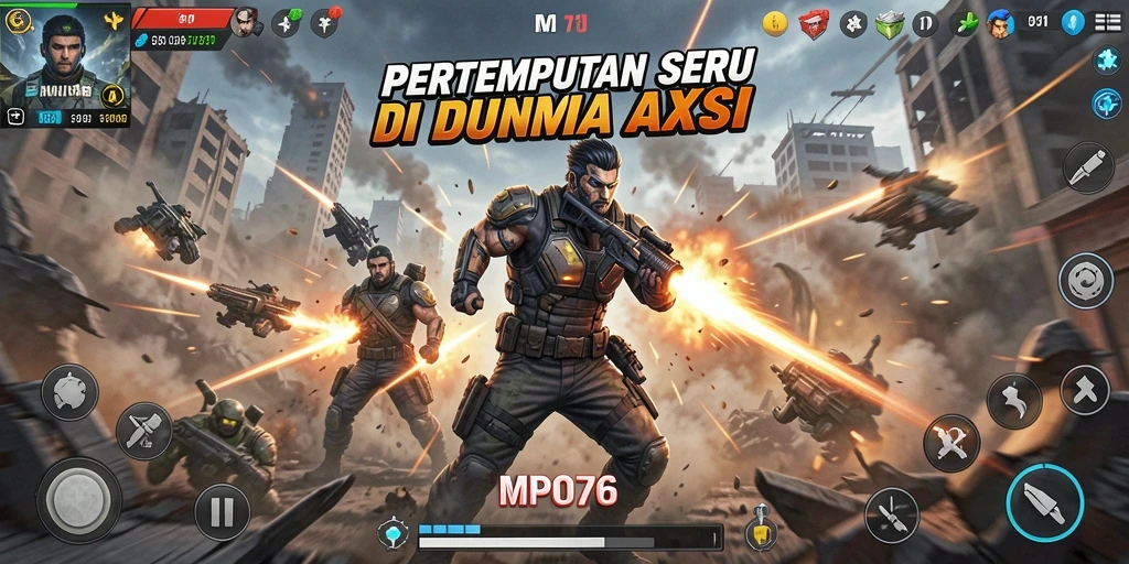 Tampilan gameplay seru dalam MPO76 dengan aksi yang mendebarkan.
