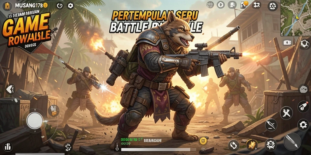 Tampilan seru pertempuran dalam MUSANG178 yang mendebarkan.