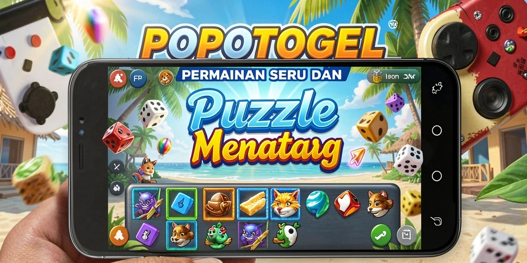 Screenshot gameplay POPOTOGEL yang menampilkan tantangan Puzzle yang menarik.