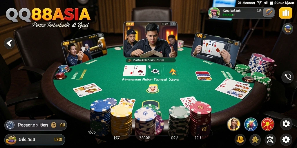 Tampilan gameplay seru dan menawan dari QQ88ASIA.