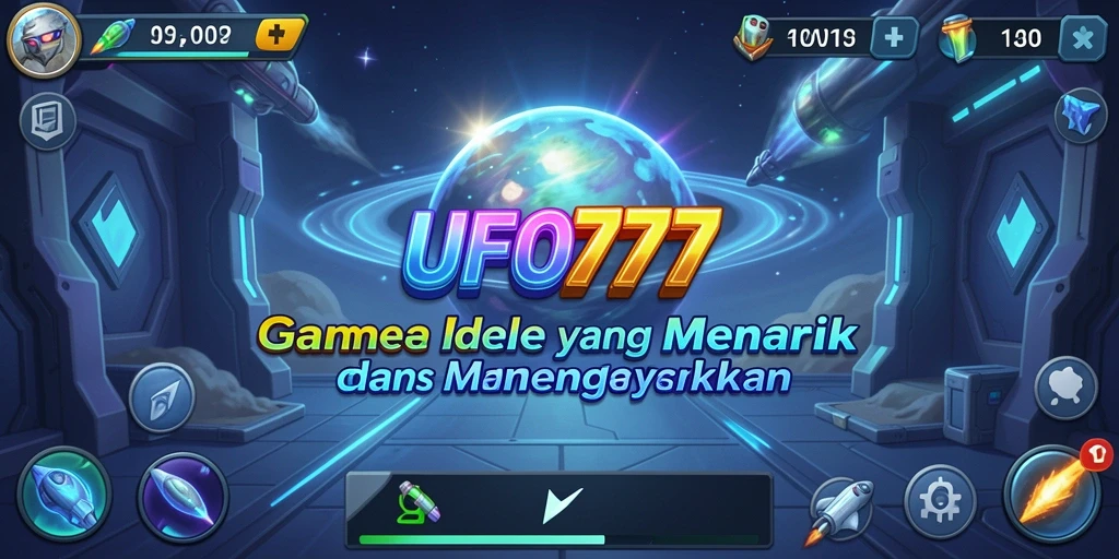 Tampilan gameplay UFO777 yang seru dan interaktif dalam misi Idle.