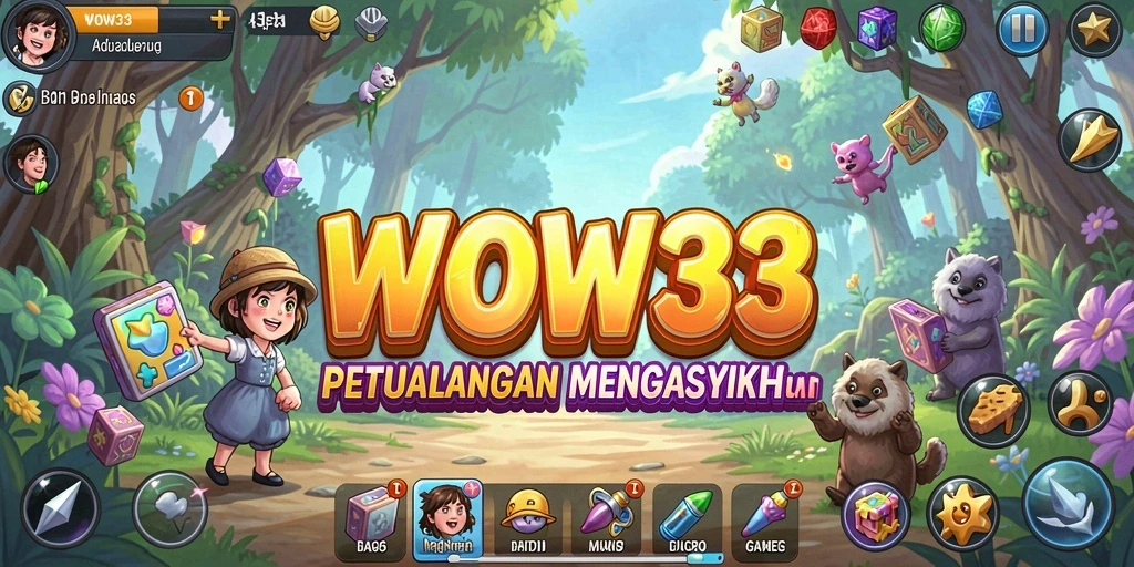 Tampilan gameplay WOW33 yang menarik dan penuh warna.